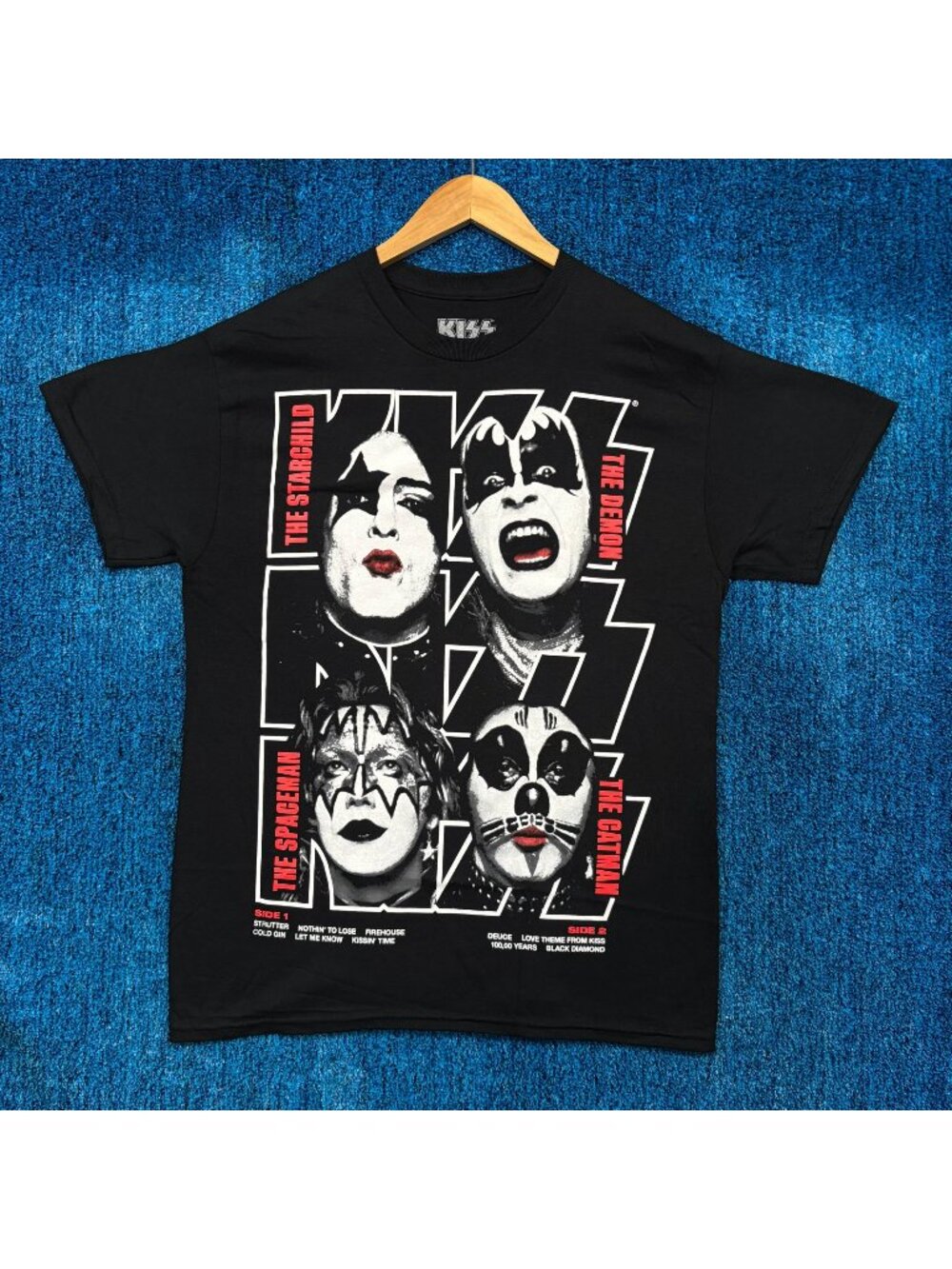 Kiss “Dynasty Close Up” Heavy Metal Band Graphic T-Shirt Size Medium